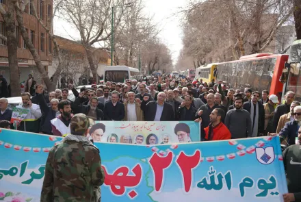 همراه با ایران، در راهپیمایی ۲۲ بهمن