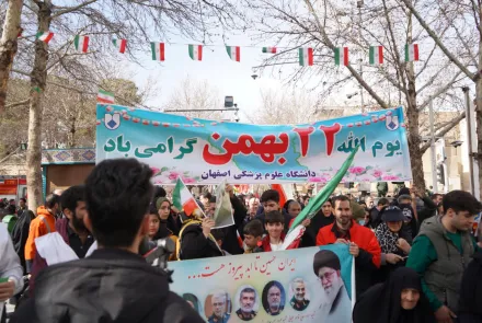 همراه با ایران، در راهپیمایی ۲۲ بهمن