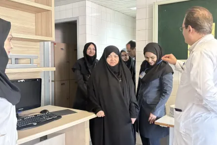 بازدید معاون آموزشی وزارت بهداشت درمان و آموزش پزشکی از برخی مراکز آموزشی درمانی دانشگاه  