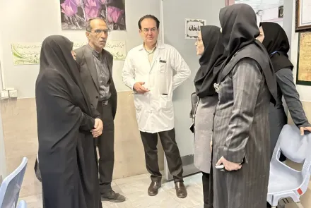 بازدید معاون آموزشی وزارت بهداشت درمان و آموزش پزشکی از برخی مراکز آموزشی درمانی دانشگاه  