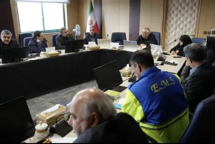 نشست هیات رئیسه دانشگاه با حضور معاون آموزشی وزارت بهداشت