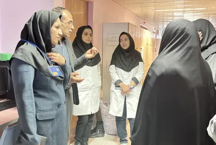 بازدید معاون آموزشی وزارت بهداشت درمان و آموزش پزشکی از برخی مراکز آموزشی درمانی دانشگاه  