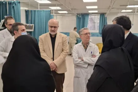 بازدید معاون آموزشی وزارت بهداشت درمان و آموزش پزشکی از برخی مراکز آموزشی درمانی دانشگاه  