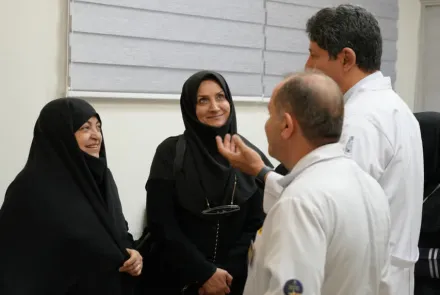 بازدید معاون آموزشی وزارت بهداشت، درمان و آموزش پزشکی از مرکز آموزشی درمانی الزهرا(س)