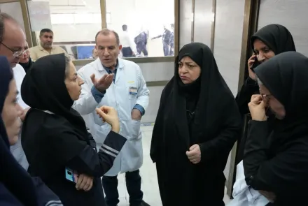بازدید معاون آموزشی وزارت بهداشت، درمان و آموزش پزشکی از مرکز آموزشی درمانی الزهرا(س)