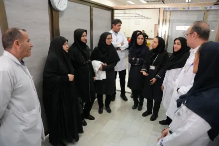 بازدید معاون آموزشی وزارت بهداشت، درمان و آموزش پزشکی از مرکز آموزشی درمانی الزهرا(س)