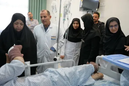 بازدید معاون آموزشی وزارت بهداشت، درمان و آموزش پزشکی از مرکز آموزشی درمانی الزهرا(س)