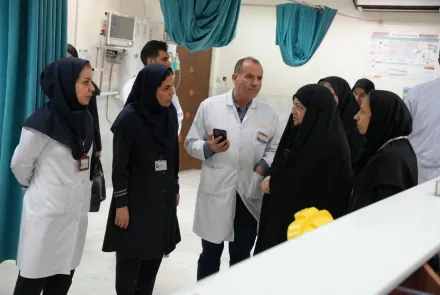 بازدید معاون آموزشی وزارت بهداشت، درمان و آموزش پزشکی از مرکز آموزشی درمانی الزهرا(س)