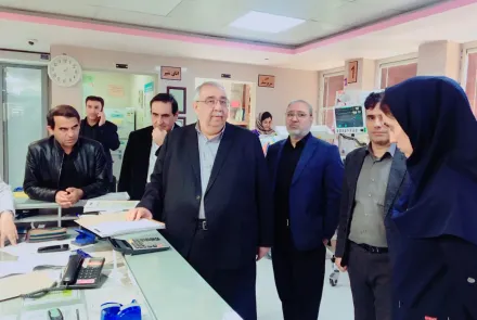بازدید رئیس دانشگاه از تعدادی بیمارستان‌های اصفهان