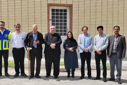 بازدید نوروزی رئیس دانشگاه از بیمارستان های امیرالمومنین(ع) شهرستان شهرضا و بیمارستان شهدای دهاقان شهرستان دهاقان