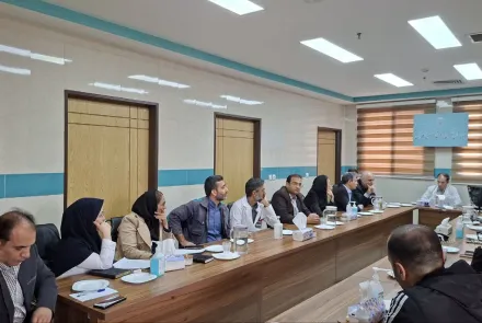 بازدید نوروزی معاون غذا و دارو و مدیر درمان دانشگاه از بیمارستان گلدیس شهرستان شاهین شهر