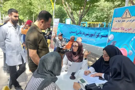 برگزاری همایش پیاده روی به مناسبت هفته سلامت 