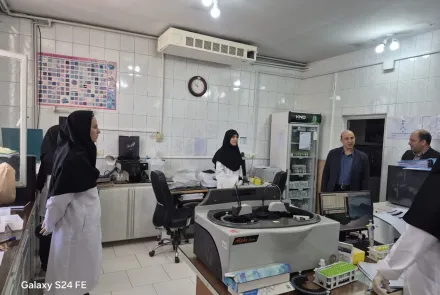 بازدید مدیر کل حوزه وزارتی از مراکز حوزه سلامت شهرستان‌های چادگان و بویین‌میاندشت 