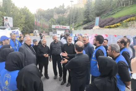 بسیج ظرفیت‌های سلامت دانشگاه در مراسم تشییع رهبر شهید انقلاب اسلامی