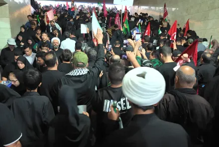 بسیج ظرفیت‌های سلامت دانشگاه در مراسم تشییع رهبر شهید انقلاب اسلامی