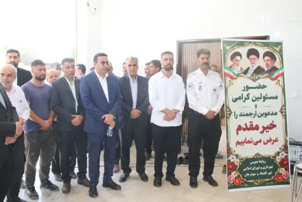 افتتاح پایگاه اورژانس ۱۱۵ کلیشاد و سودرجان همزمان با هفته دولت