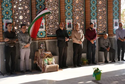 مراسم غبار روبی و عطر افشانی مزار مطهر شهدای گمنام دانشگاه