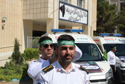 اعزام کاروان اورژانس پیش بیمارستانی استان برای مراسم اربعین حسینی