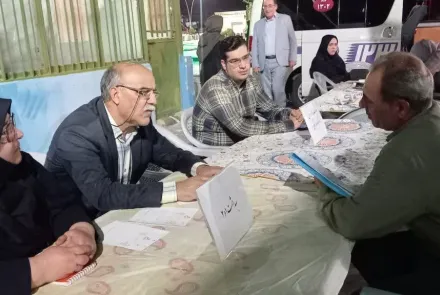 برپایی موکب خدمت دستگاه‌های اجرایی در گلستان شهدا 