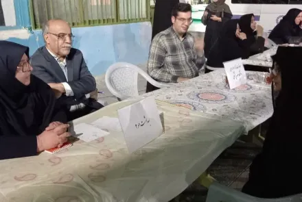 برپایی موکب خدمت دستگاه‌های اجرایی در گلستان شهدا 