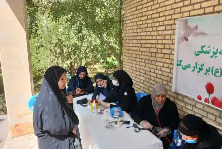 برگزاری اردوی جهادی پزشکی در منطقه ونک سمیرم