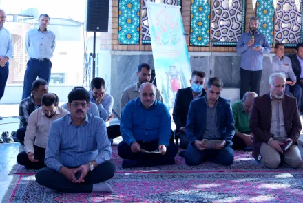 به مناسبت هفته دفاع مقدس، آیین غبارروبی و عطرافشانی مزار شهدای گمنام دانشگاه 