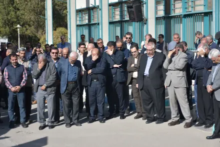 مراسم وداع و تشییع پیکر استاد فقید دکتر عباسعلی پور آذر  