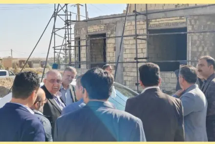 بازدید رئیس دانشگاه از پروژه‌های عمرانی شبکه بهداشت و درمان شهرستان دهاقان