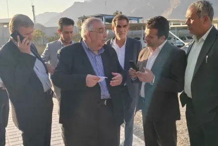 بازدید رئیس دانشگاه از پروژه‌های عمرانی شبکه بهداشت و درمان شهرستان دهاقان