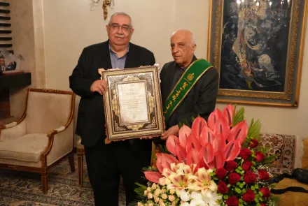 دیدار صمیمی رئیس دانشگاه با پزشک پیشکسوت دکتر مهدی اذانی