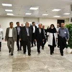 بازدید مشاور وزیر و مدیرکل حوزه وزارتی از مرکز آموزشی درمانی الزهرا(س)