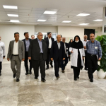 بازدید مشاور وزیر و مدیرکل حوزه وزارتی از مرکز آموزشی درمانی الزهرا(س)