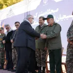 تجلیل از فعالیت های حوزه بسیج دانشگاه در رزمایش اقتدار و صبحگاه مشترک بسیج