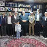 نشست صمیمی رئیس دانشگاه با استاد پیشکسوت دکتر سید محمود بهشتی