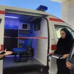 آمبولانس مجهز به ICU و CCU در بیمارستان سردار شهید قاسم سلیمانی ورزنه به بهره‌برداری رسید