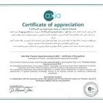 کسب رتبه نخست جایزه «تجربه بهترین رویه آکسیا ۲۰۲۵»