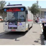 اعزام تیم اورژانس به مراسم اربعین
