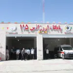 افتتاح پایگاه اورژانس ۱۱۵ کلیشاد و سودرجان همزمان با هفته دولت