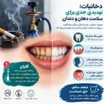 آسیب‌های جبران‌ناپذیر دخانیات بر دهان و دندان