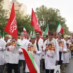 حضور گسترده جامعه سلامت اصفهان در رزمایش بزرگ جانفدایان ایران؛ اصفهان، نصف جهان