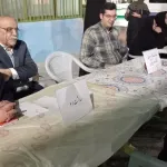 برپایی موکب خدمت دستگاه‌های اجرایی در گلستان شهدا