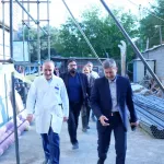 بازدید استاندار اصفهان و رئیس دانشگاه از پروژه توسعه ساختمان مرکز آموزشی درمانی فیض